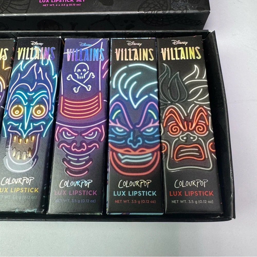 COLOURPOP Disney Villains‎ Misunderstood Luxe Lipstick Set Crème and Matte NEW